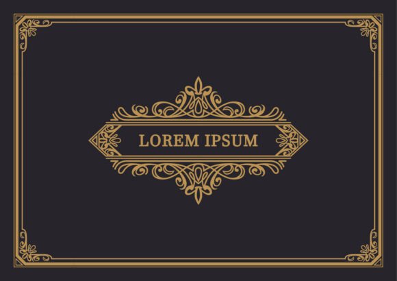 Antique Frame Graphics for Timeless Design