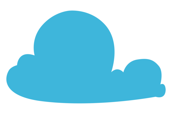Cloud Symbol. Decorative Sky Element. We — Graphics & Illustrations