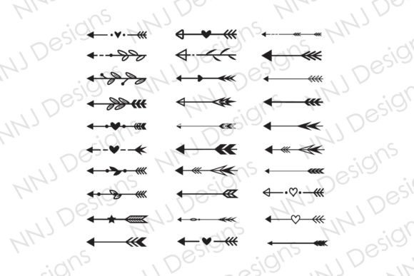Decorative Arrow Bundle: Graphics & Illustrations for Handmade Brands