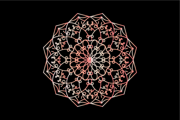 Decorative Mandala Element Design
