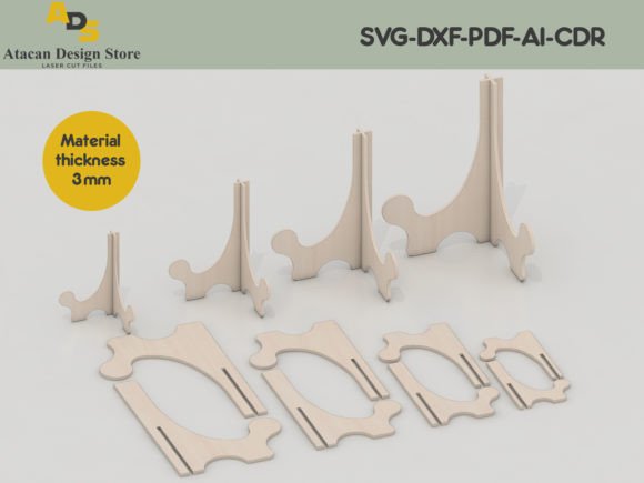 Decorative Pic Frame Stand Pic Holder Graphics