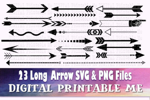 Long Arrow Decorative Bundle: Graphics & Illustrations for Expressive Branding