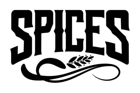 Spices Decorative Label Graphics for Modern Editorial Design