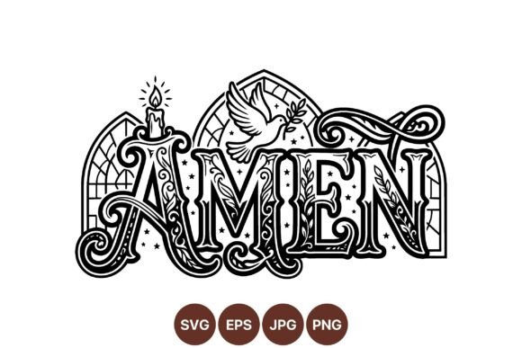 Vintage Amen Graphics for Branding