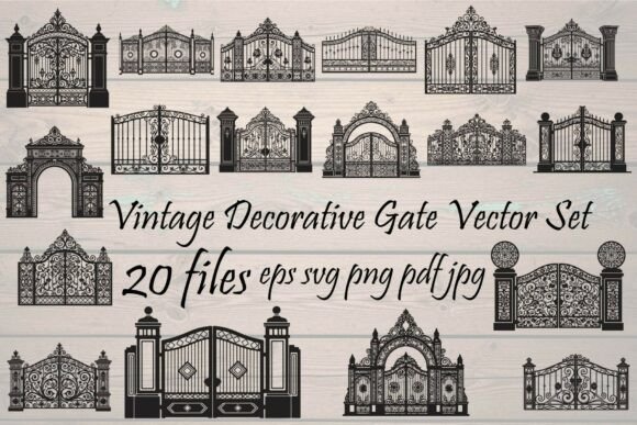 Vintage Gate Graphics for Creative Sellers