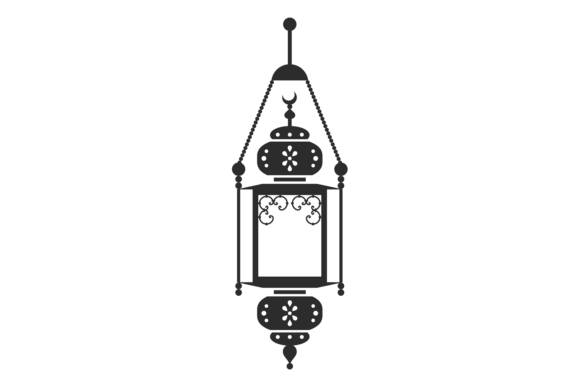 Vintage Lamp Icon: Retro Decorative Graphics & Illustrations